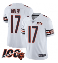 Youth Chicago Bears 17 Anthony Miller White Vapor Untouchable Limited Player 100th Season Football Jersey 