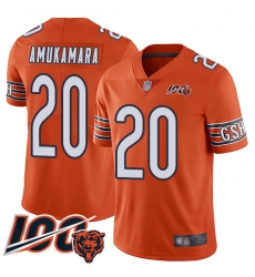 Youth Chicago Bears 20 Prince Amukamara Orange Alternate 100th Season Limited Football Jersey