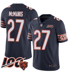 Youth Chicago Bears 27 Sherrick McManis Navy Blue Team Color 100th Season Limited Football Jersey