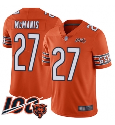 Youth Chicago Bears 27 Sherrick McManis Orange Alternate 100th Season Limited Football Jersey