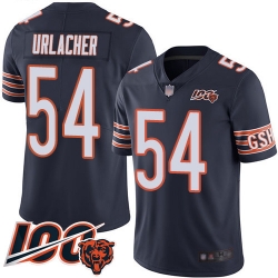Youth Chicago Bears 54 Brian Urlacher Navy Blue Team Color 100th Season Limited Football Jersey
