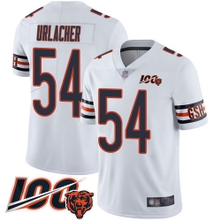 Youth Chicago Bears 54 Brian Urlacher White Vapor Untouchable Limited Player 100th Season Football Jersey 