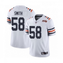 Youth Chicago Bears 58 Roquan Smith White 100th Season Limited Football Jersey