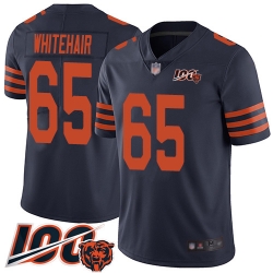 Youth Chicago Bears 65 Cody Whitehair Limited Navy Blue Rush Vapor Untouchable 100th Season Football Jersey