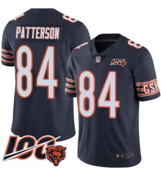 Youth Chicago Bears 84 Cordarrelle Patterson Navy Blue Team Color 100th Season Limited Football Jersey