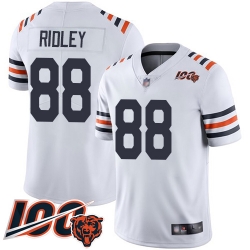 Youth Chicago Bears 88 Riley Ridley White 100th Season Limited Football Jersey