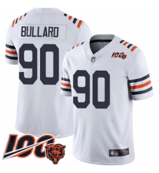 Youth Chicago Bears 90 Jonathan Bullard White 100th Season Limited Football Jersey
