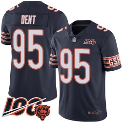 Youth Chicago Bears 95 Richard Dent Navy Blue Team Color 100th Season Limited Football Jersey