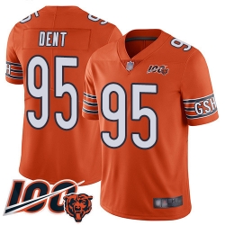 Youth Chicago Bears 95 Richard Dent Orange Alternate 100th Season Limited Football Jersey