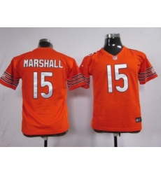 Youth Nike Chicago Bears #15 Marshall Orange Nike NFL Jerseys