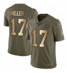 Youth Nike Chicago Bears 17 Anthony Miller Limited Olive Gold 2017 Salute to Service NFL Jersey