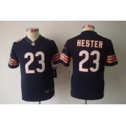 Youth Nike Chicago Bears #23 Devin Hester Blue Color Limited Jerseys