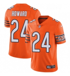 Youth Nike Chicago Bears 24 Jordan Howard Limited Orange Rush Vapor Untouchable NFL Jersey