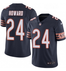 Youth Nike Chicago Bears 24 Jordan Howard Navy Blue Team Color Vapor Untouchable Limited Player NFL Jersey