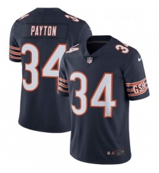 Youth Nike Chicago Bears 34 Walter Payton Navy Blue Team Color Vapor Untouchable Limited Player NFL Jersey