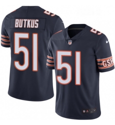 Youth Nike Chicago Bears 51 Dick Butkus Navy Blue Team Color Vapor Untouchable Limited Player NFL Jersey