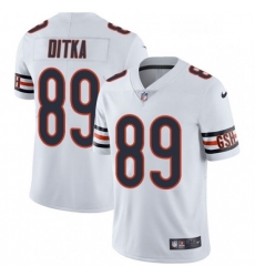 Youth Nike Chicago Bears 89 Mike Ditka White Vapor Untouchable Limited Player NFL Jersey