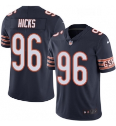 Youth Nike Chicago Bears 96 Akiem Hicks Navy Blue Team Color Vapor Untouchable Limited Player NFL Jersey