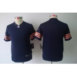 Youth Nike NFL Chicago Bears Blank Blue Limited Jerseys