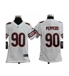 Youth Nike Youth Chicago Bears #90 Julius Peppers White jerseys