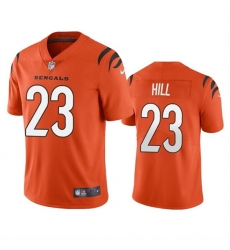 Men Cincinnati Bengals 23 Daxton Hill Orange Vapor Untouchable Limited Stitched Jersey