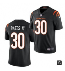 Men Cincinnati Bengals #30 Jessie Bates III 2021 Black Vapor Untouchable Limited Stitched NFL Jersey