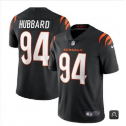 Men Cincinnati Bengals #94 Sam Hubbard 2021 Black Vapor Untouchable Limited Stitched NFL Jersey