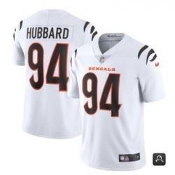 Men Cincinnati Bengals #94 Sam Hubbard 2021 White Vapor Untouchable Limited Stitched NFL Jersey