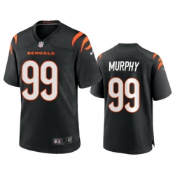 Men Cincinnati Bengals 99 Myles Murphy Black Stitched Game Jersey