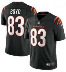 Men Nike Cincinnati Bengals 83 Tyler Boyd Black Vapor Limited Jersey