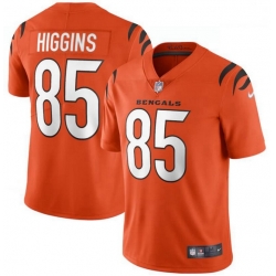 Men Nike Cincinnati Bengals 85 Tee Higgins Orange Vapor Limited Jersey