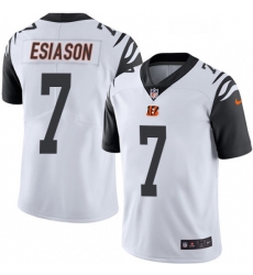 Mens Nike Cincinnati Bengals 7 Boomer Esiason Limited White Rush Vapor Untouchable NFL Jersey