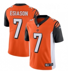 Mens Nike Cincinnati Bengals 7 Boomer Esiason Vapor Untouchable Limited Orange Alternate NFL Jersey