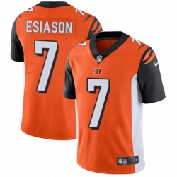 Mens Nike Cincinnati Bengals 7 Boomer Esiason Vapor Untouchable Limited Orange Alternate NFL Jersey