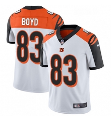 Mens Nike Cincinnati Bengals 83 Tyler Boyd Vapor Untouchable Limited White NFL Jersey