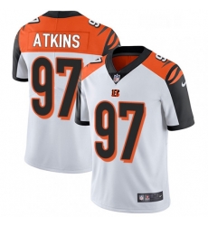 Mens Nike Cincinnati Bengals 97 Geno Atkins Vapor Untouchable Limited White NFL Jersey