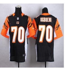 New Cincinnati Bengals #70 Cedric Ogbuehi Black Team Color Men Stitched NFL Elite jersey