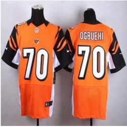 New Cincinnati Bengals #70 Cedric Ogbuehi Orange Alternate Men Stitched NFL Elite jersey