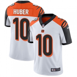 Nike Bengals #10 Kevin Huber White Mens Stitched NFL Vapor Untouchable Limited Jersey