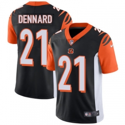 Nike Bengals #21 Darqueze Dennard Black Team Color Mens Stitched NFL Vapor Untouchable Limited Jersey