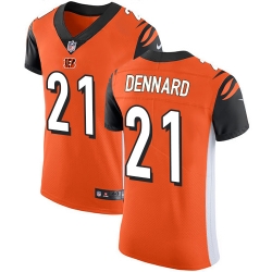 Nike Bengals #21 Darqueze Dennard Orange Alternate Mens Stitched NFL Vapor Untouchable Elite Jersey
