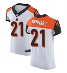 Nike Bengals #21 Darqueze Dennard White Mens Stitched NFL Vapor Untouchable Elite Jersey