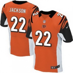 Nike Bengals #22 William Jackson Orange Alternate Mens Stitched NFL Elite Jersey