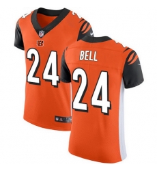 Nike Bengals 24 Vonn Bell Orange Alternate Men Stitched NFL New Elite Jersey