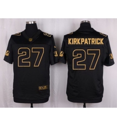 Nike Bengals #27 Dre Kirkpatrick Black Mens Stitched NFL Elite Pro Line Gold Collection Jersey