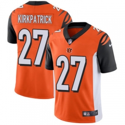 Nike Bengals #27 Dre Kirkpatrick Orange Alternate Mens Stitched NFL Vapor Untouchable Limited Jersey