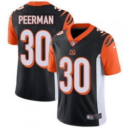 Nike Bengals #30 Cedric Peerman Black Team Color Mens Stitched NFL Vapor Untouchable Limited Jersey
