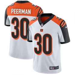 Nike Bengals #30 Cedric Peerman White Mens Stitched NFL Vapor Untouchable Limited Jersey