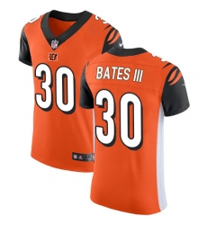 Nike Bengals #30 Jessie Bates III Orange Alternate Mens Stitched NFL Vapor Untouchable Elite Jersey