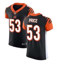 Nike Bengals #53 Billy Price Black Team Color Mens Stitched NFL Vapor Untouchable Elite Jersey